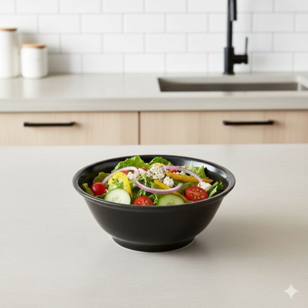 کاسه آبگوشت ملامین مشکی 166