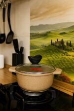 قابلمه چدن گرانیت سایز 16 رنگ طلایی