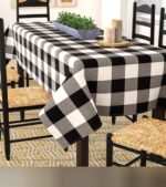 رومیزی پارچه ای 180*150شش نفره (رندوم)