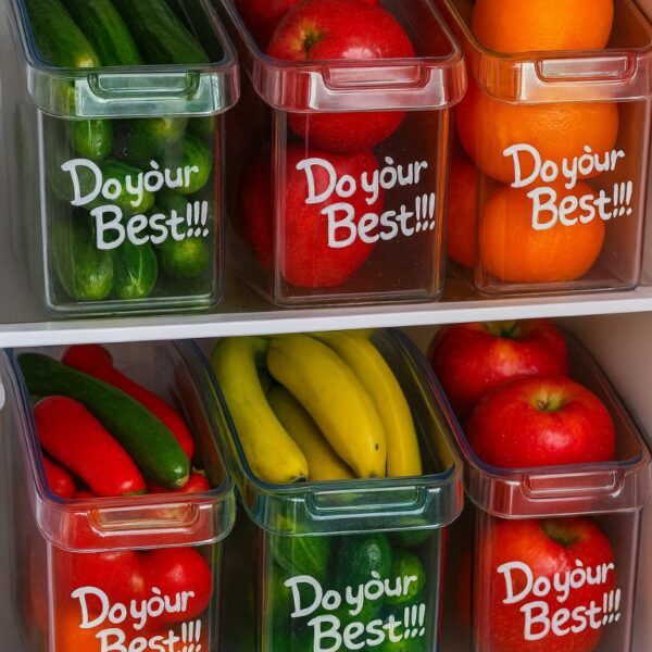 باکس یخچالی مستطیل دربدار مدل داته