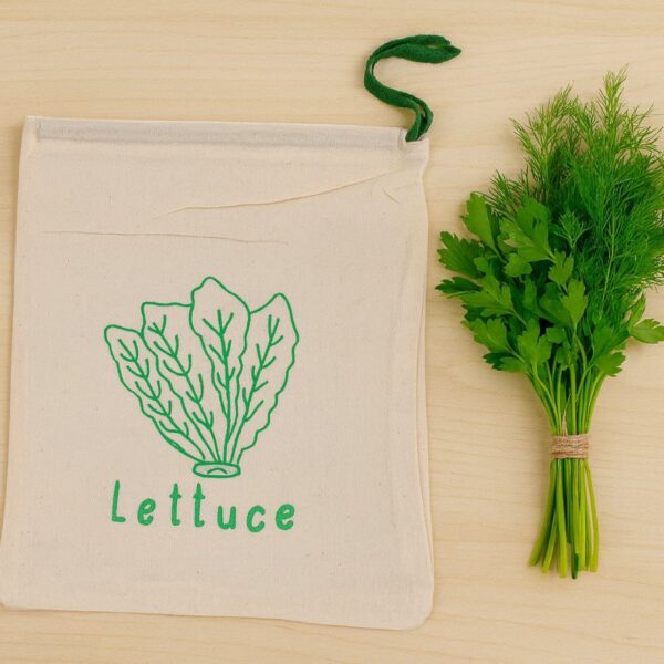 کیسه سبزی بزرگ پارچه ای