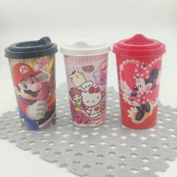 لیوان کافی پلاستیکی بزرگ (رندوم)