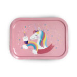 سینی فلزی اسب تک شاخ بزرگ (ارسال طرح رندوم)