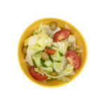 کاسه سالاد ملامین سه گوش متوسط زرد - تصویر 3
