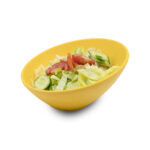 کاسه سالاد کج ملامین زرد 2120