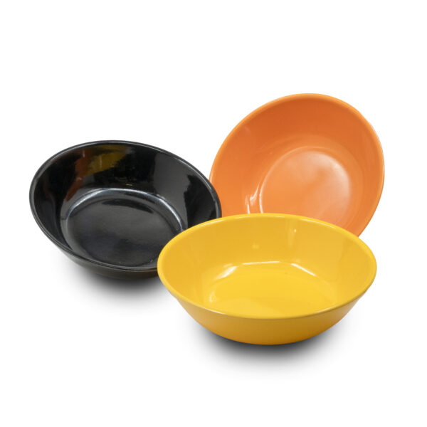 کاسه سالاد ملامین  مشکی 155