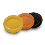 دیس بیضی بزرگ رنگ زرد 421 - تصویر 2