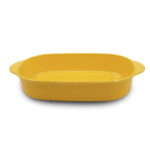 تابه مستطیل ملامین دسته دار متوسط زرد 01 - تصویر 2