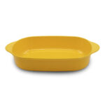 تابه مستطیل ملامین دسته دار بزرگ زرد 02 - تصویر 2