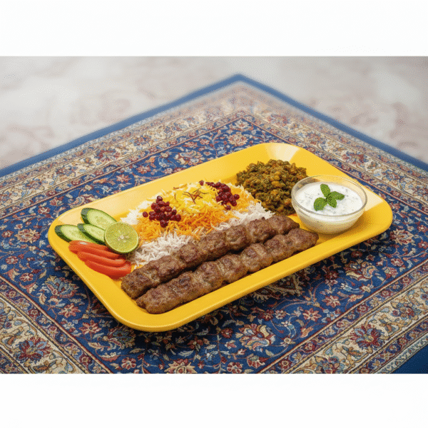 دیس کباب ملامین زرد متوسط 3517