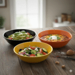 کاسه سالاد ملامین  نارنجی 155