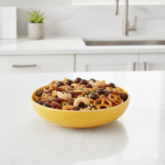 بشقاب کوچک ملامین طرح لومینارک زرد 17040