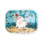 سینی فلزی اسب تک شاخ بزرگ (ارسال طرح رندوم) - تصویر 3