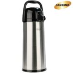 فلاسک 2.5 لیتری پمپی داخل شیشه ای